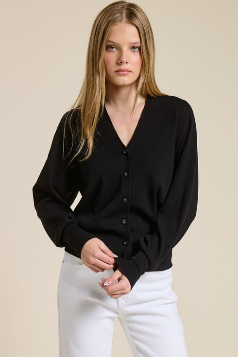LUXE CASHMERE BLEND CARDI